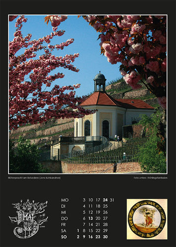 Wandkalender "Sächsische Weinstraße" 2021