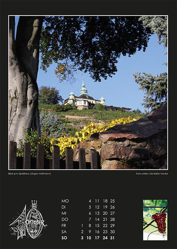Wandkalender "Sächsische Weinstraße" 2021