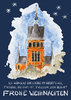 Postkarte Weihnachten "Lutherkirche Radebeul"